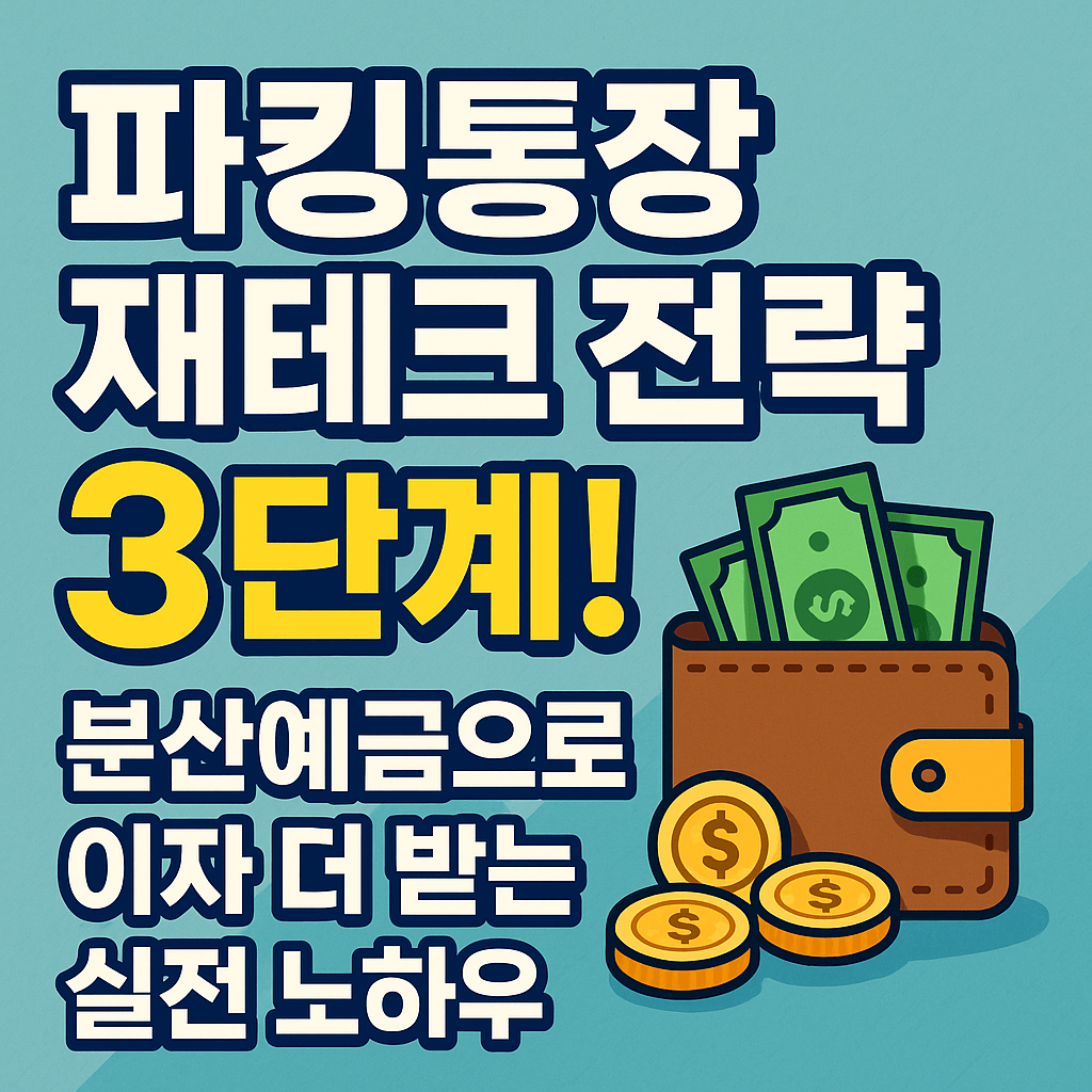 파킹통장 재테크 전략