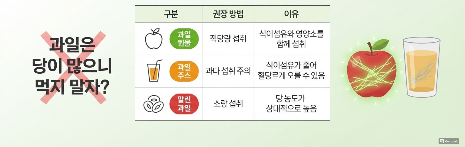 과일은 정말 혈당에 나쁠까?