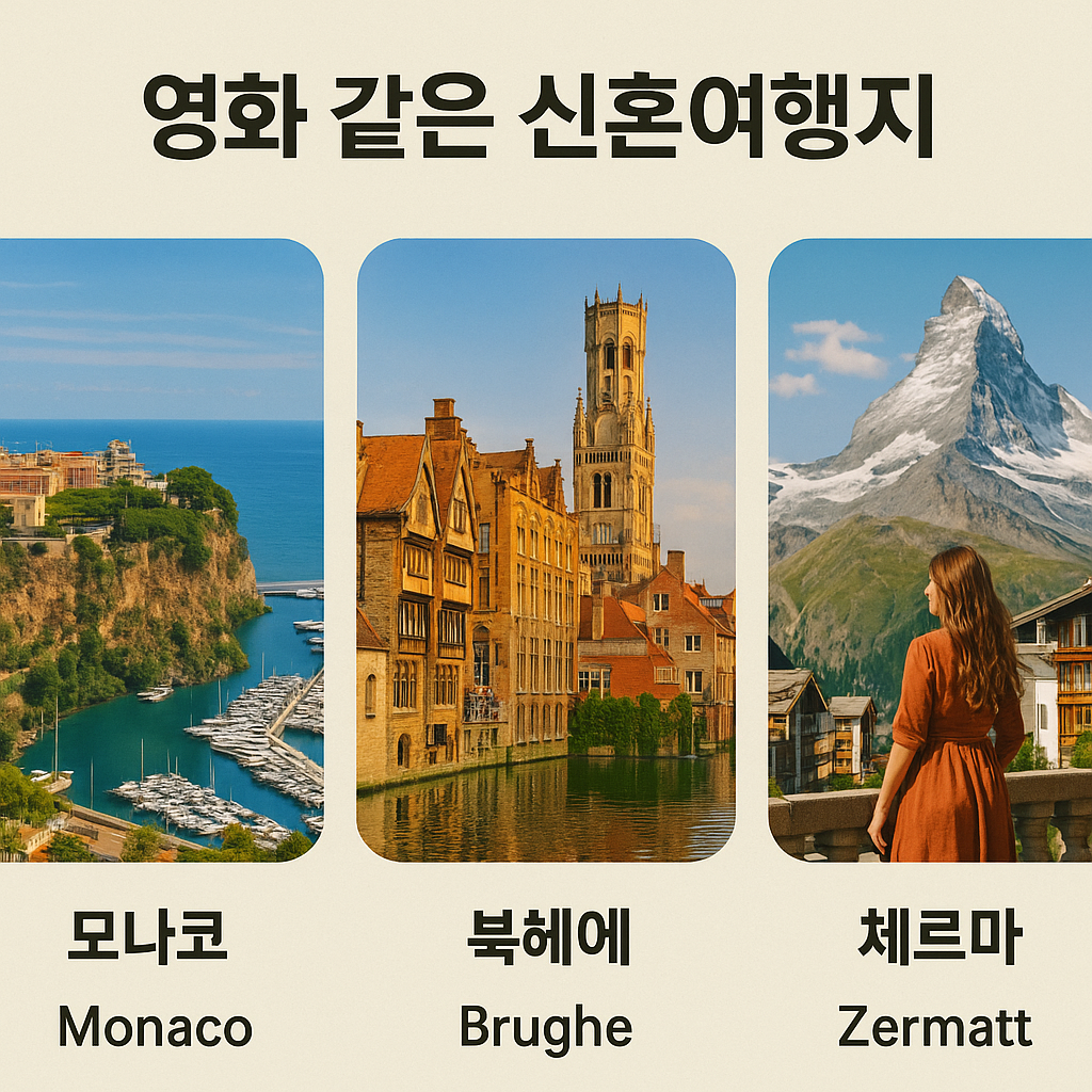 영화 같은 신혼여행지 이미지