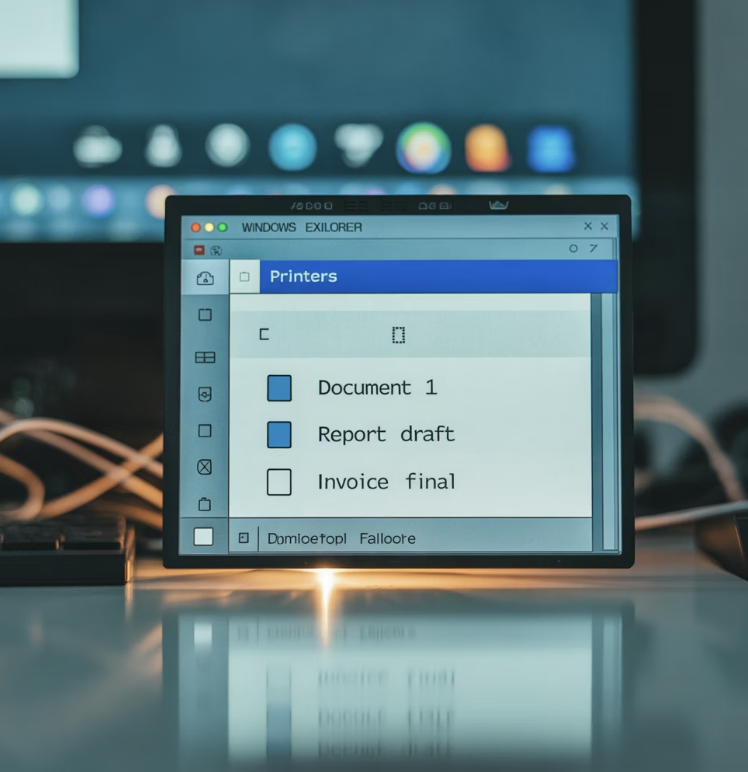 2단계: 고장 난 차(인쇄 파일) 직접 치우기