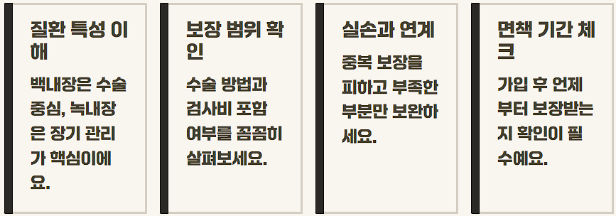 백내장 녹내장 차이