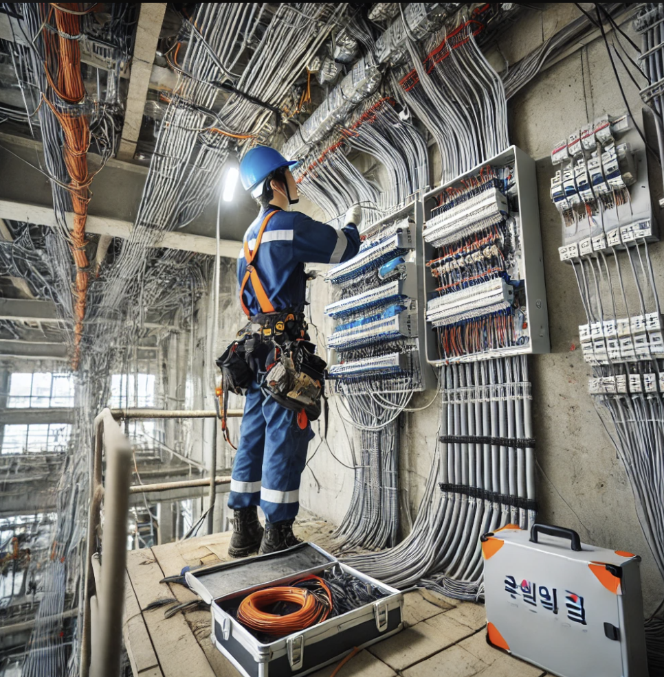 전기공사중인 전기기사