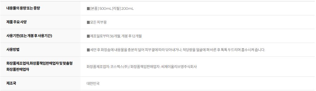 브링그린 티트리시카수딩토너