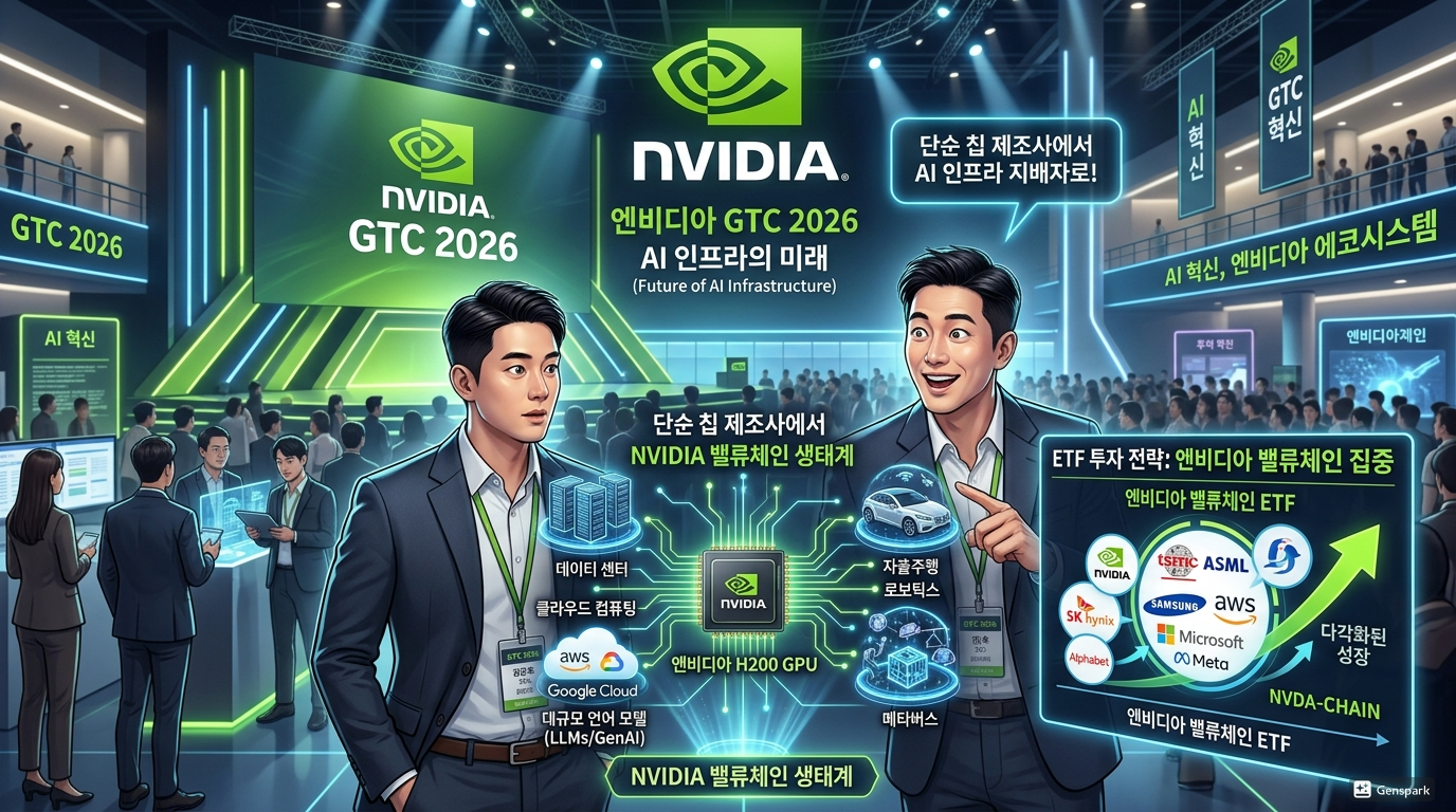 엔비디아 GTC 2026 이후, ETF로 투자하는 가장 현실적인 방법