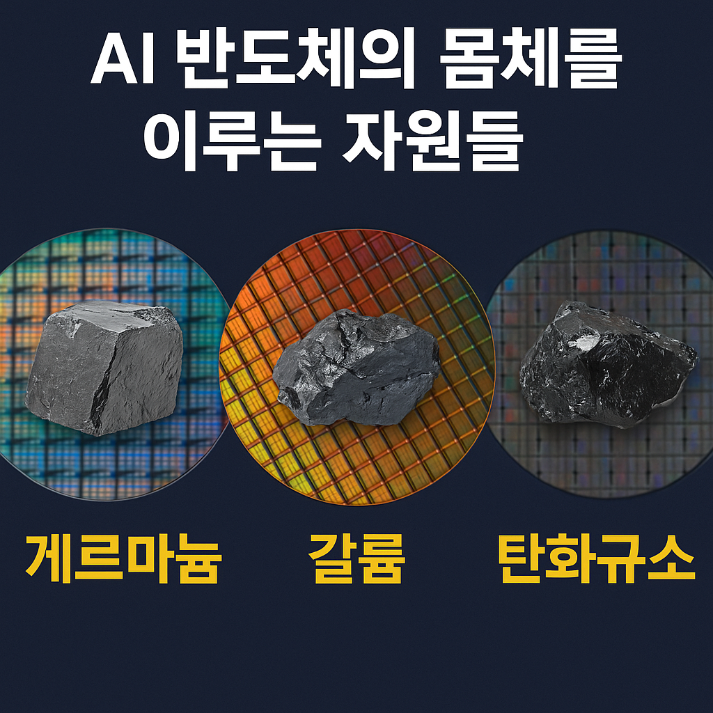AI 반도체의 몸체를 이루는 자원들 – 게르마늄, 갈륨, 탄화규소