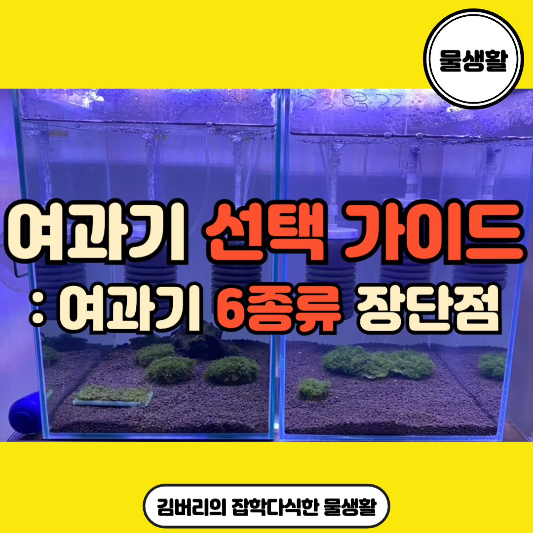 여과기 선택 가이드