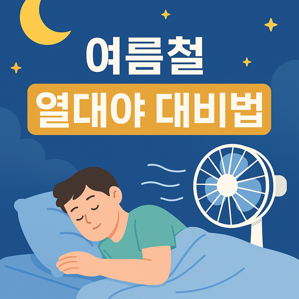 여름철 열대야 극복하는 효과적인 방법 관련 이미지