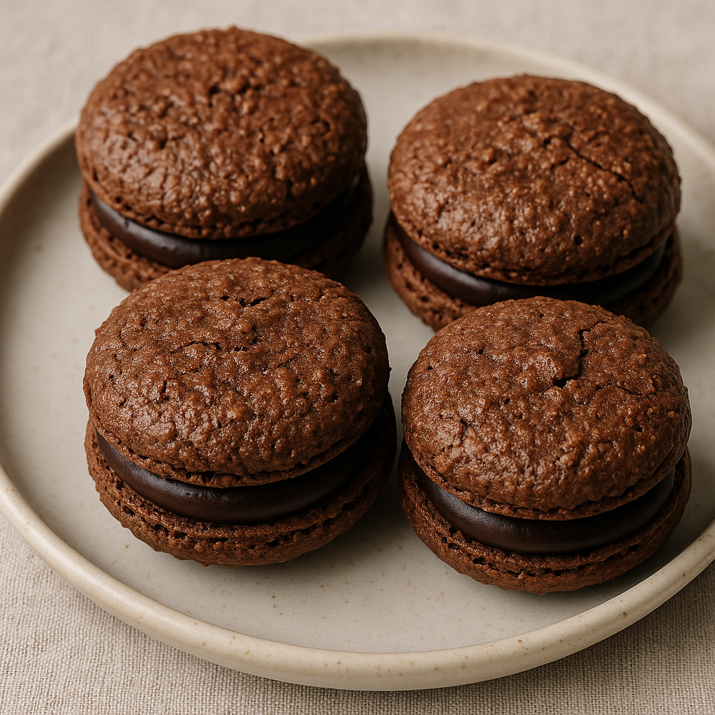 비건 초코 마카롱