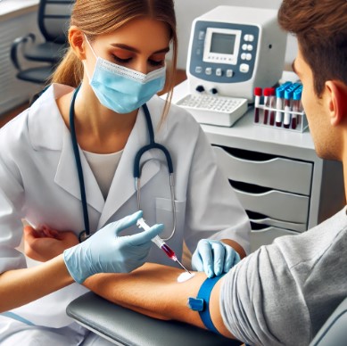 혈액검사 관련 사진