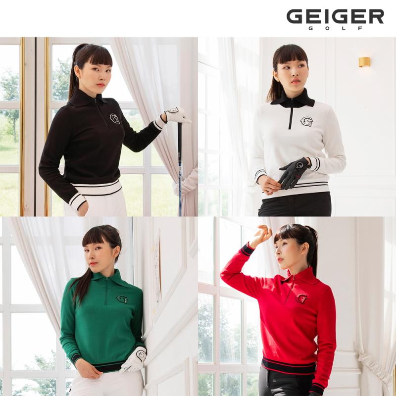 가이거골프 23FW 반집업 방풍 스웨터