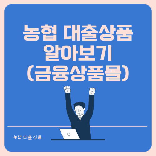 농협 대출상품 알아보기 (금융상품몰)