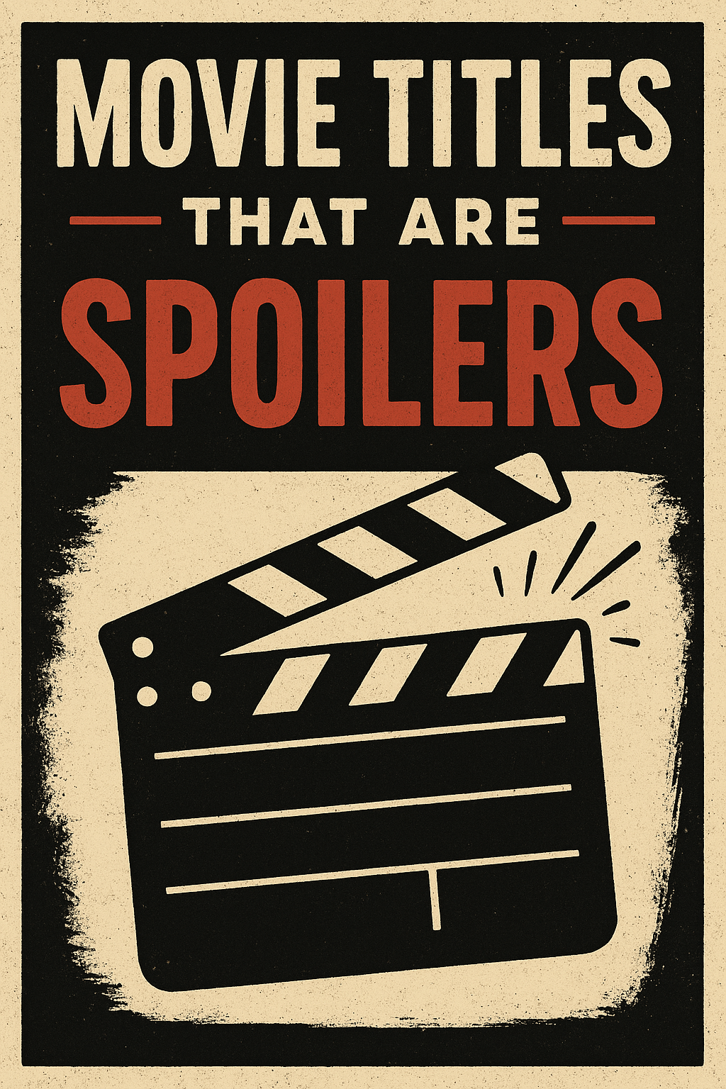 반전을 미리 말해버린 영화제목