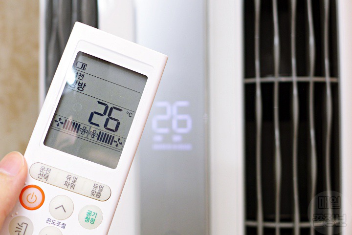 에어컨 온도를 26℃로 설정하면 전기요금을 20% 절약할 수 있어요