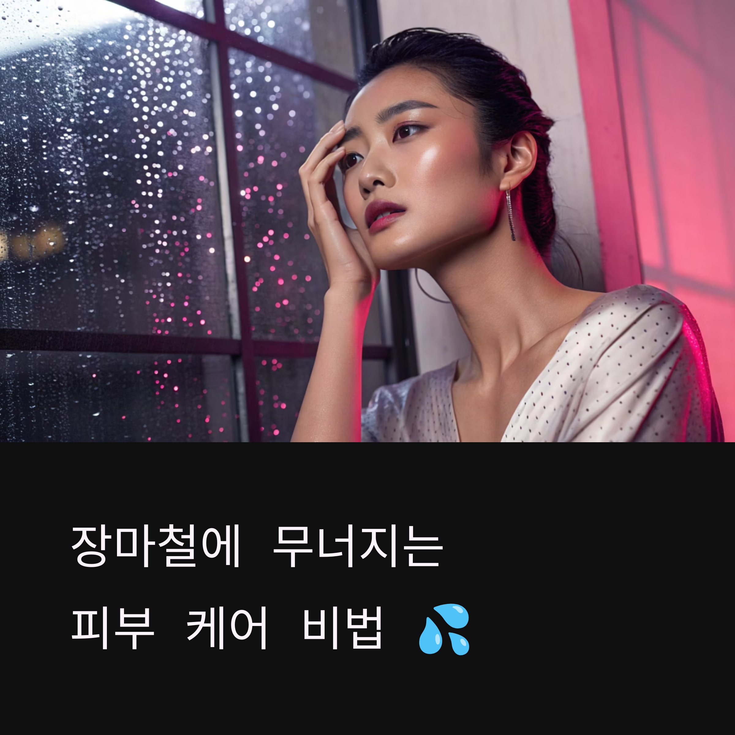 장마철 피부관리 건강하게 유지하는 법