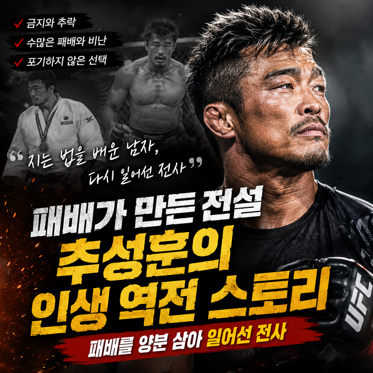 지옥에서 천국으로, 추성훈의 부활 - 패배가 만든 전사의 귀환