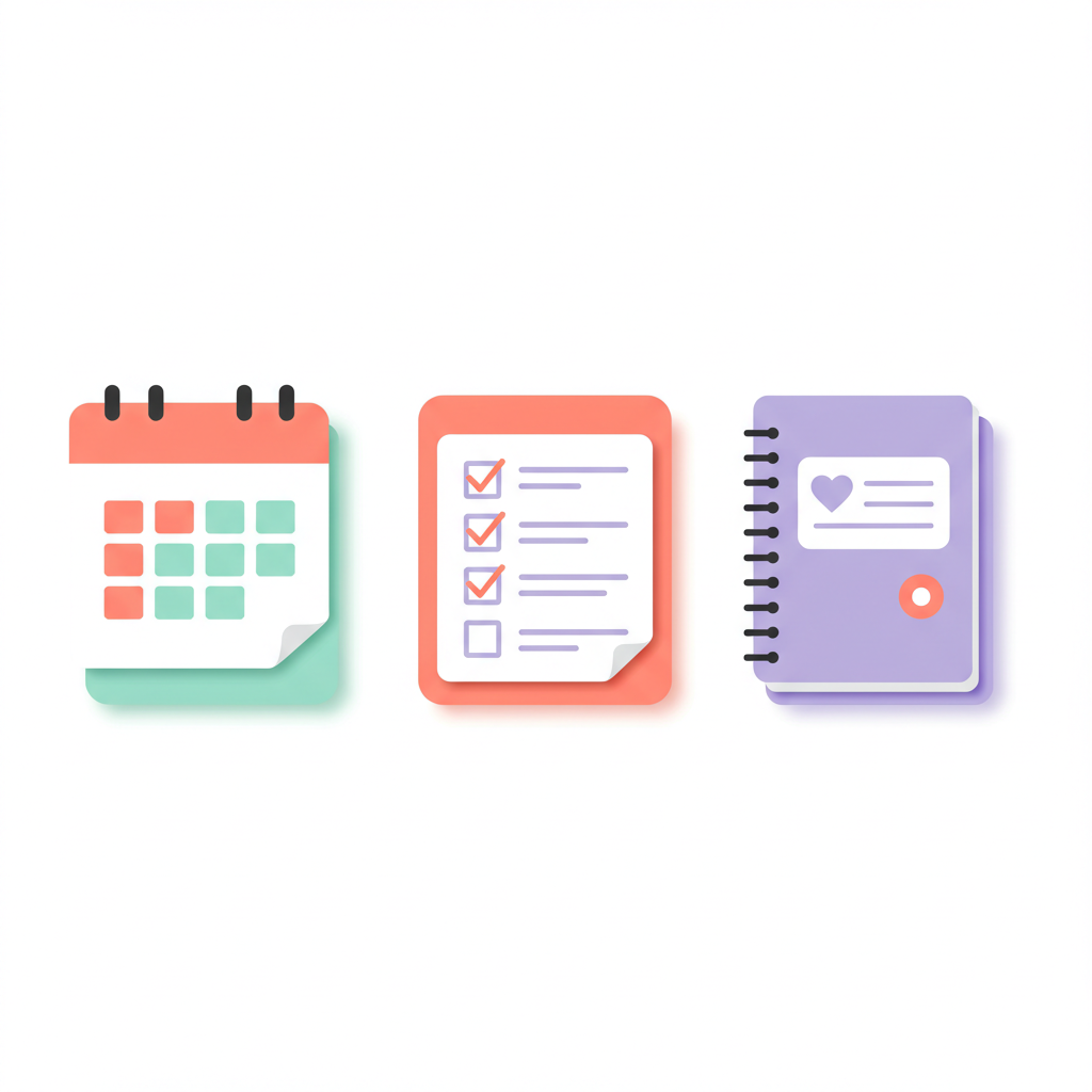 루틴 도구: 캘린더&middot;투두&middot;트래커&middot;템플릿