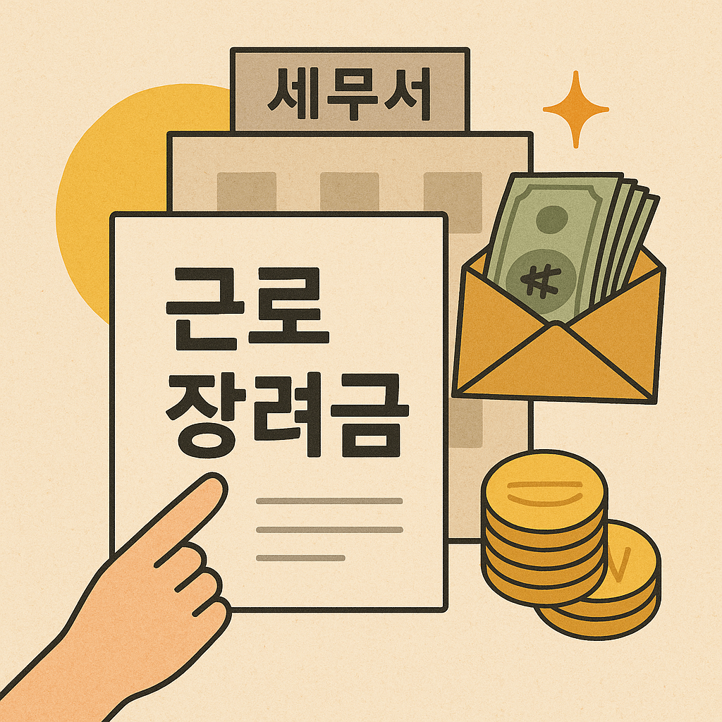 2025 근로장려금 신청 방법과 절차/지급 금액 및 조건