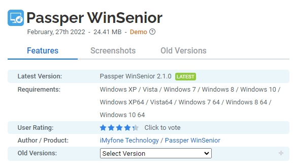 Passper-WinSenior