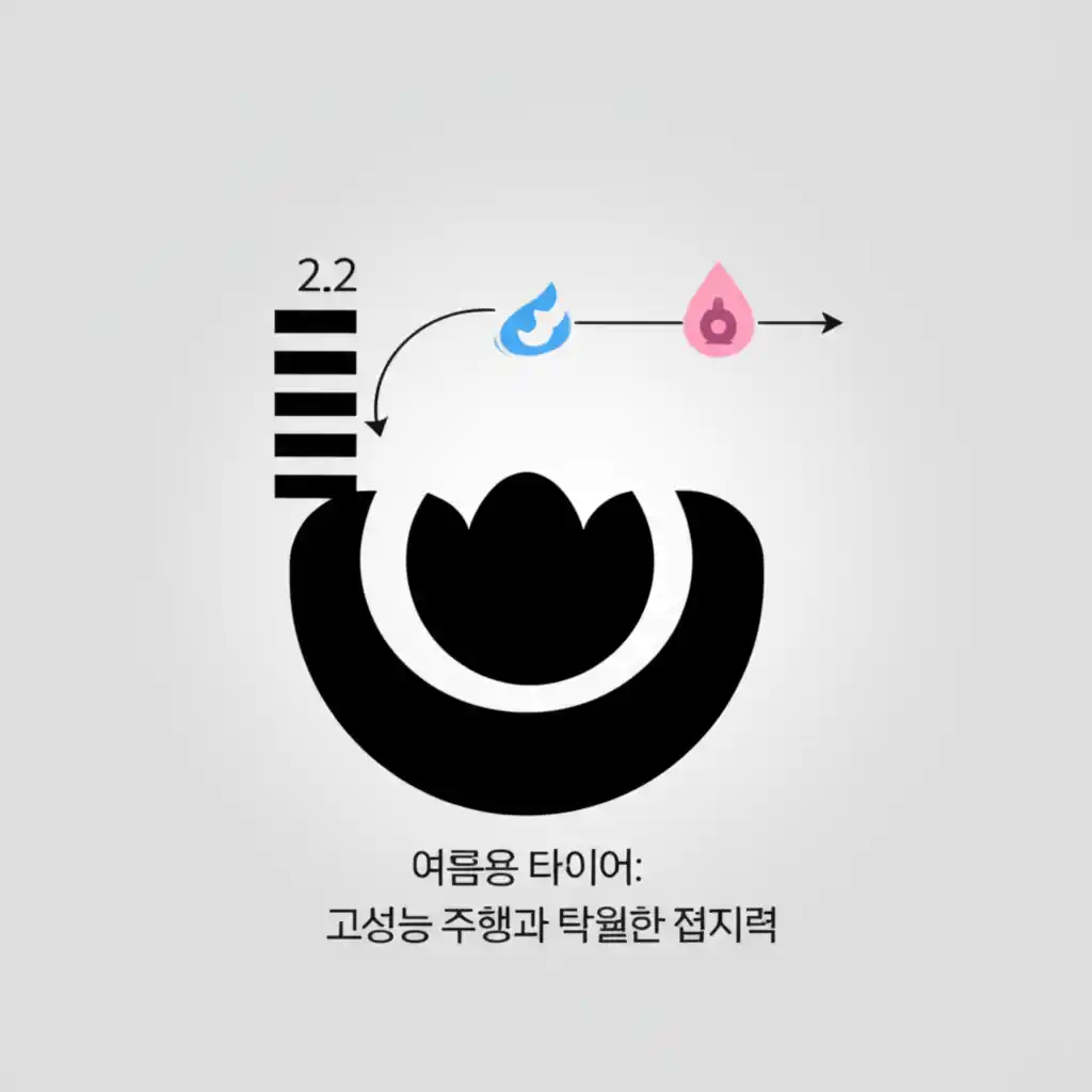 2.2 여름용 타이어: 고성능 주행과 탁월한 접지력을 위한 차 타이어 종류 이미지