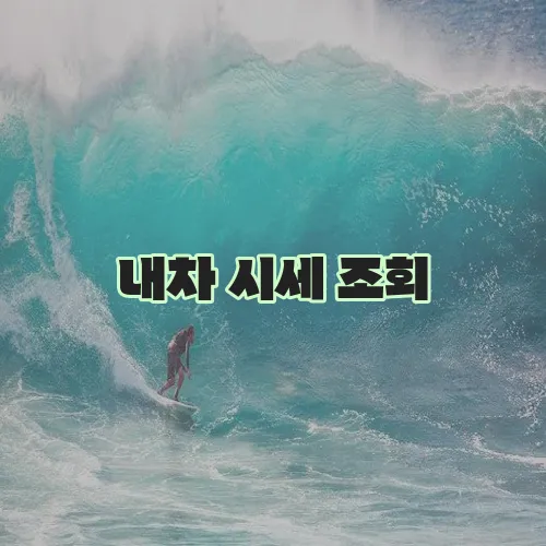 내차 시세 조회