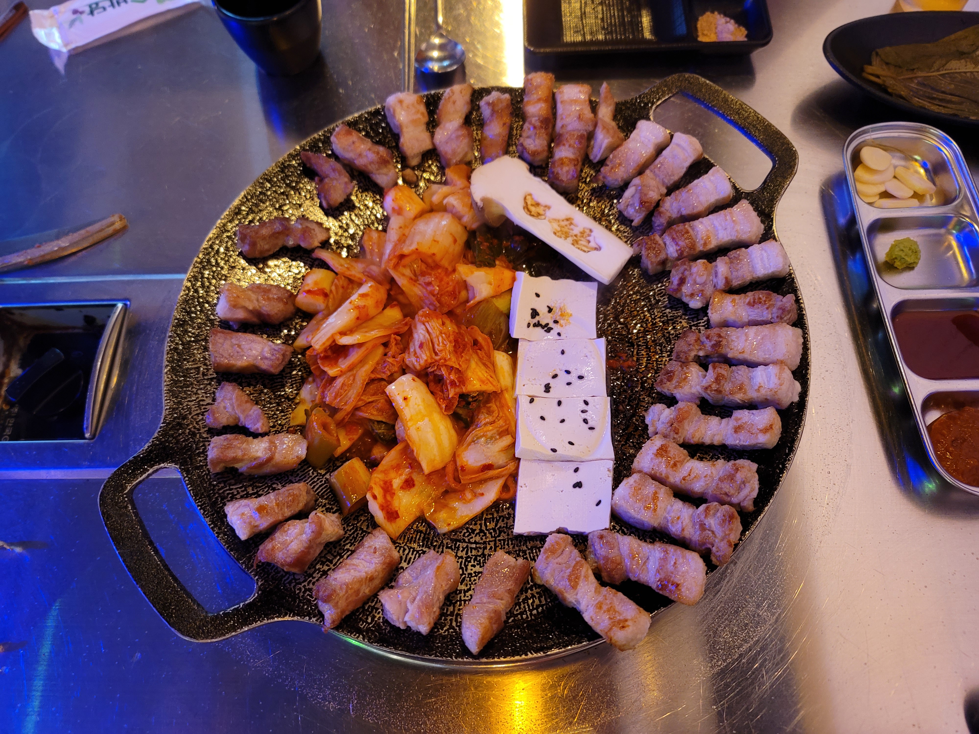 솥삼겹살, 목살