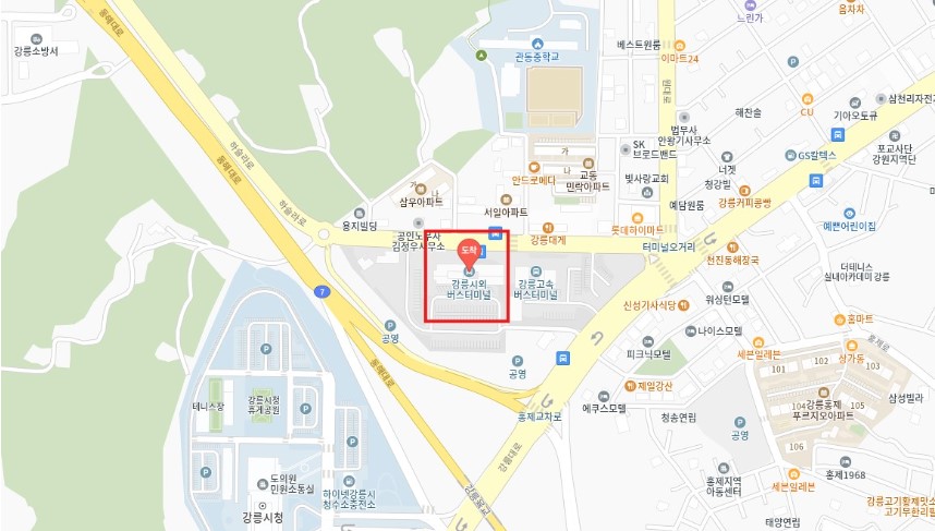 강릉 김포공항 리무진 버스 노선 시간표 요금 예약 방법