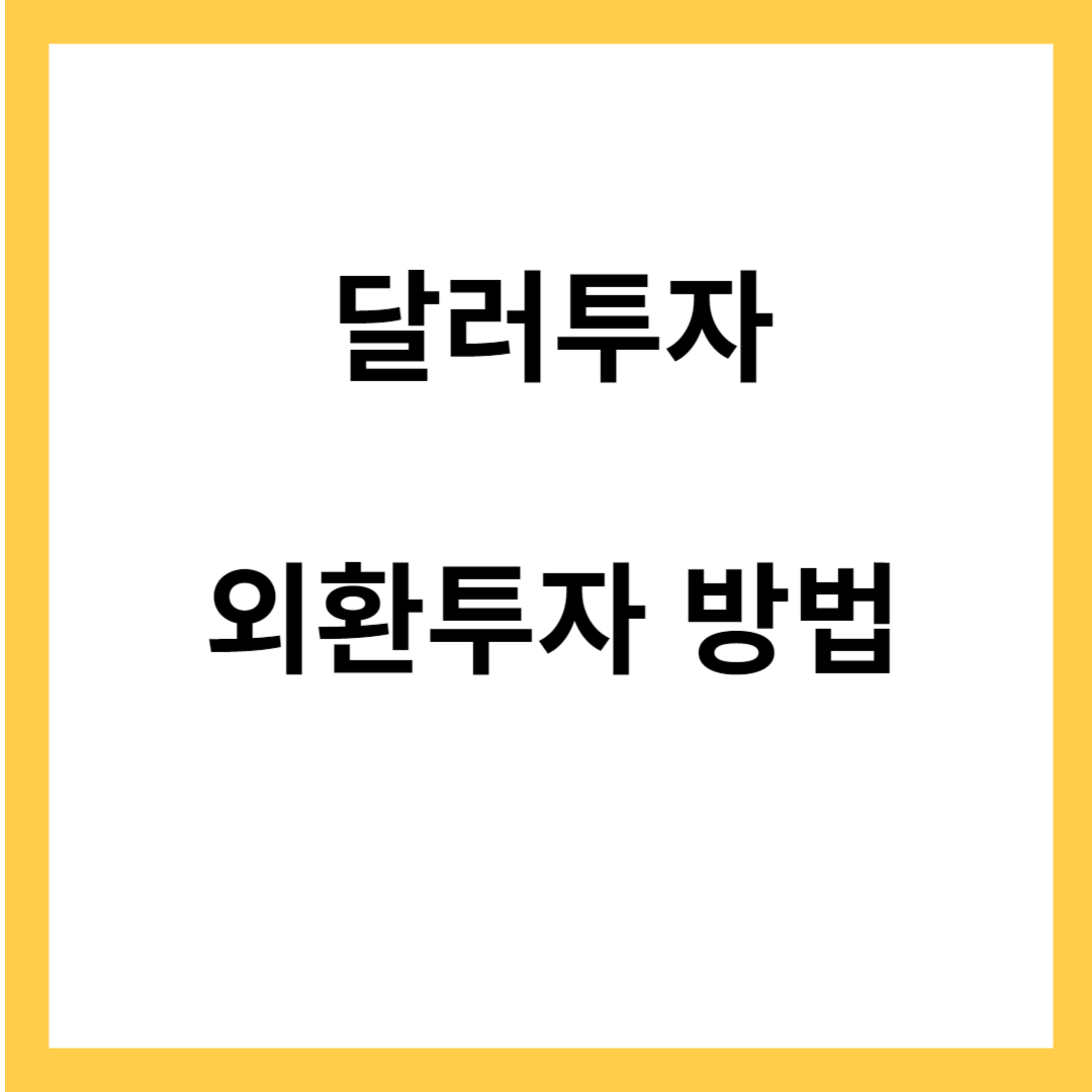달러투자