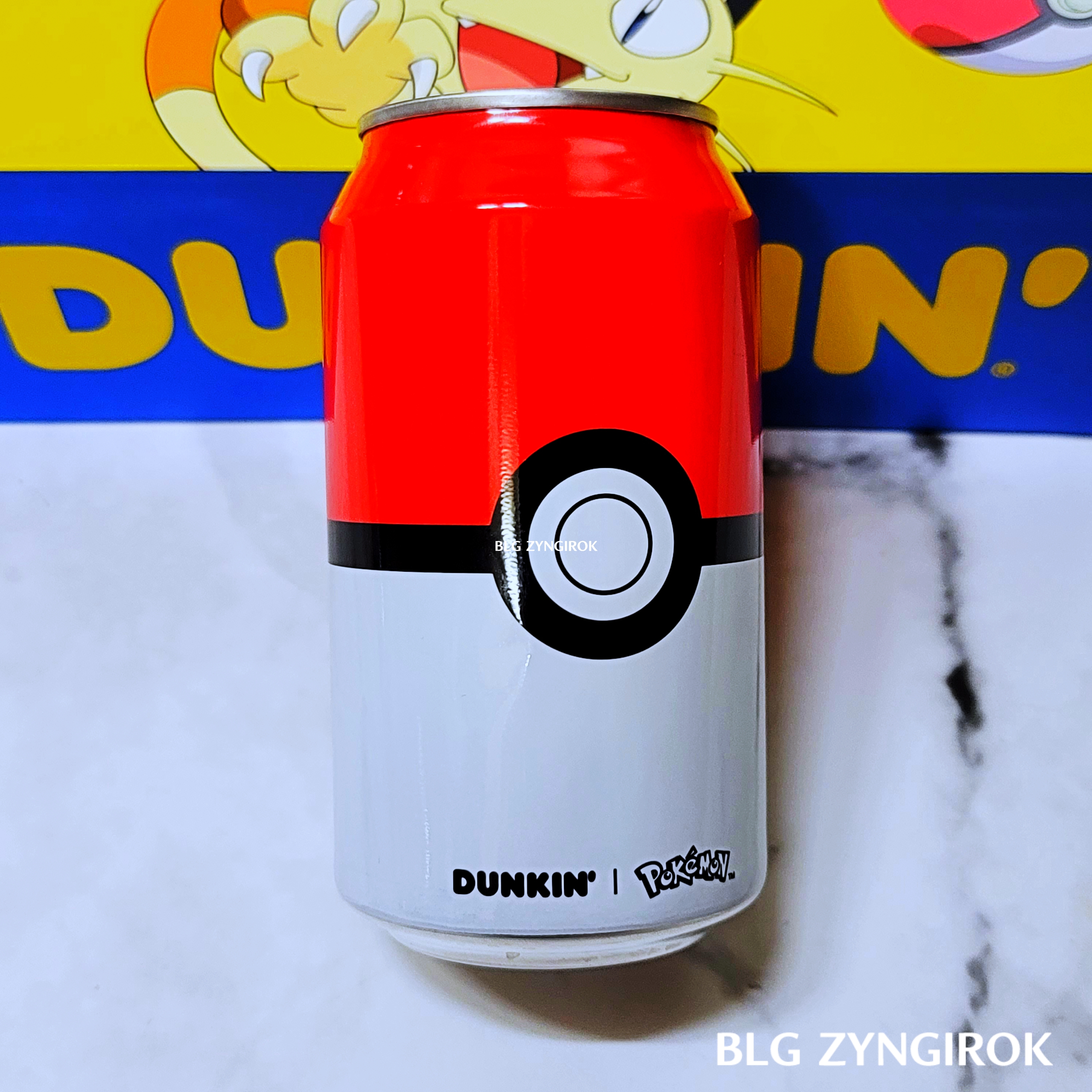 한남-베스킨라빈스-hive-몬스터볼-그림의-아메리카노-캔음료이다.