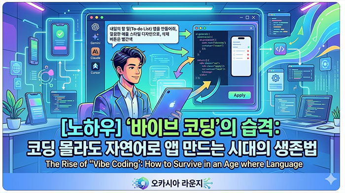 코딩 몰라도 앱 만드는 '바이브 코딩' 시대