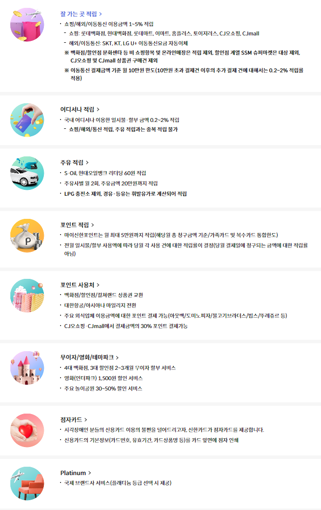 신한 하이포인트카드(Hi-point)