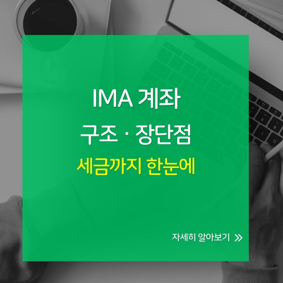 IMA 계좌 개요와 투자정보