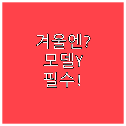 겨울철 주행 모델Y 롱레인지 AWD ..