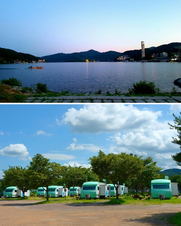 자라섬 캠핑장