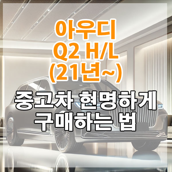 아우디 Q2 H/L (22년~) 중고차 현명하게 구매하는 법