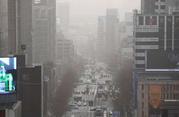 서울 미세먼지 농도