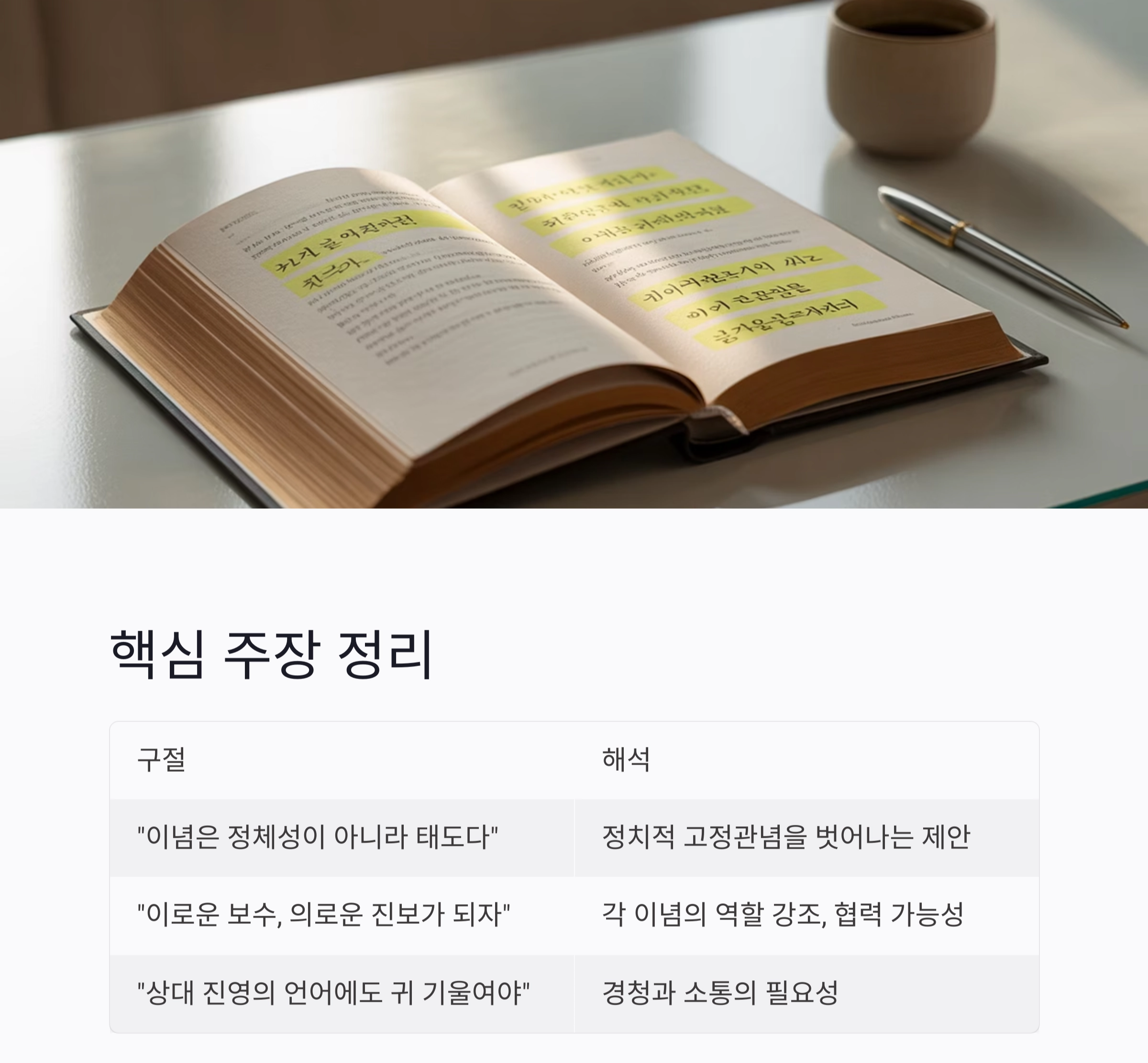 진보와 보수의 경계를 묻다 : 『이로운 보수 의로운 진보』깊이 있는 해석과 리뷰