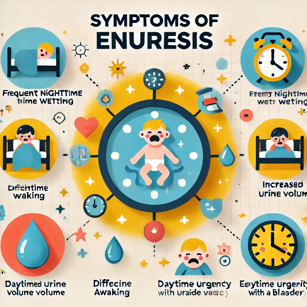 야뇨증의 주요 증상