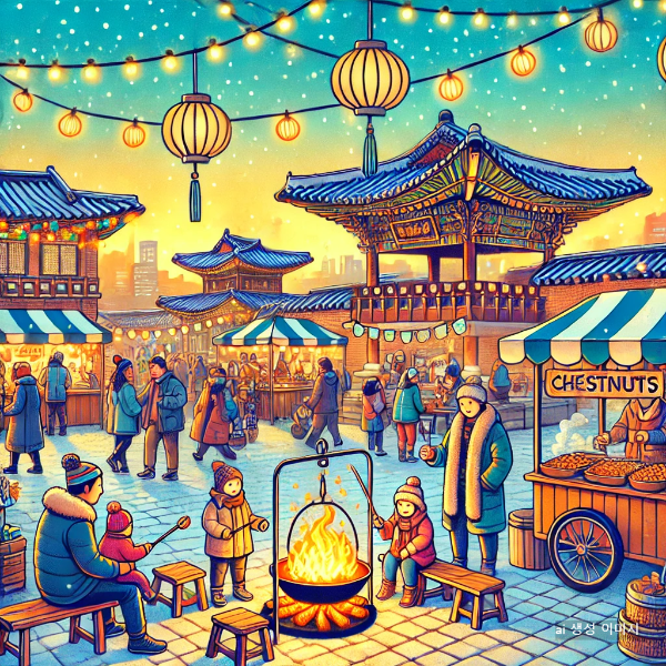 겨울 군밤 축제 이미지