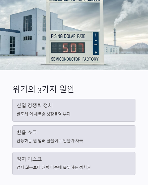 위기의 3가지 원인