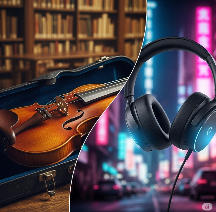 클래식과 현대음악 관련 그림