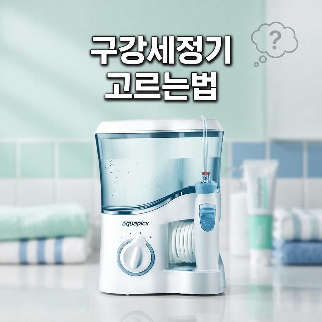 구강세정기 고르는법 검색 고민