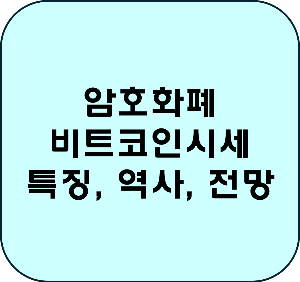 비트코인(Bitcoin, BTC) 시세, 특징, 역사, 전망