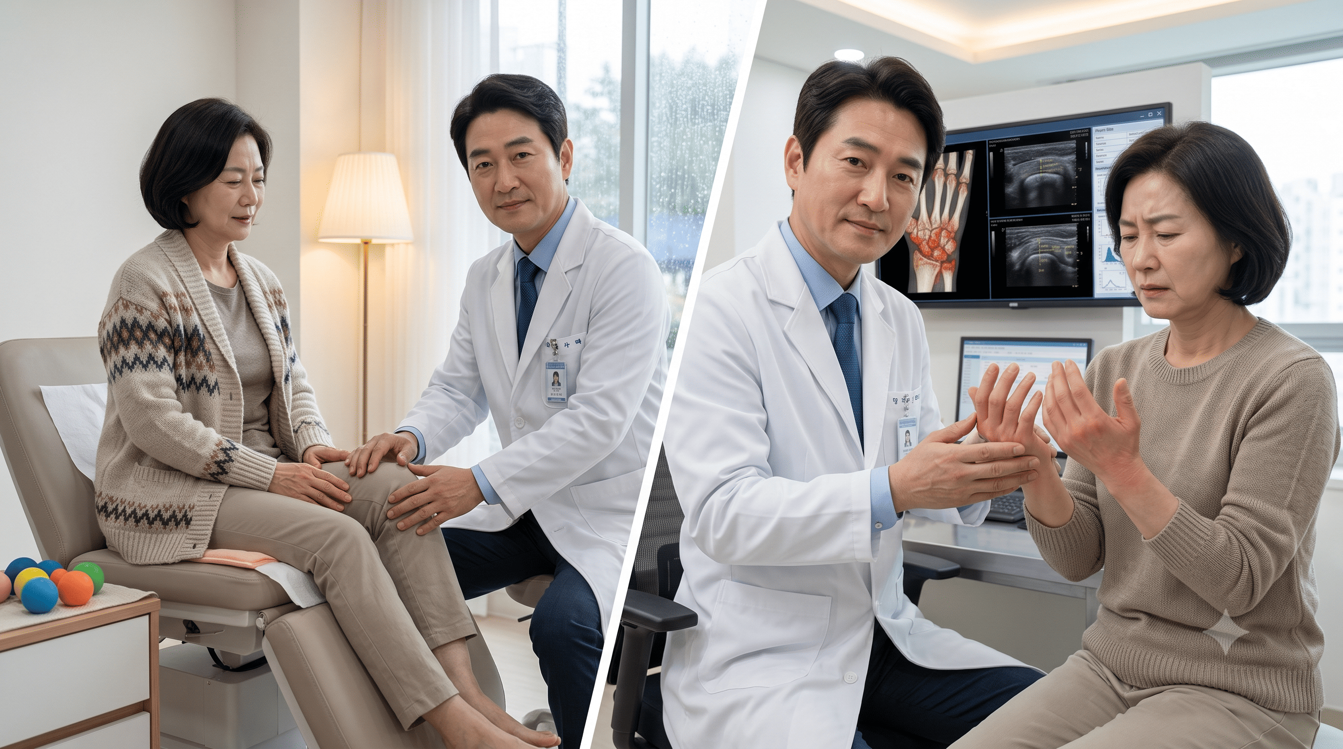 통증 부위와 증상 양상으로 구분하는 방법