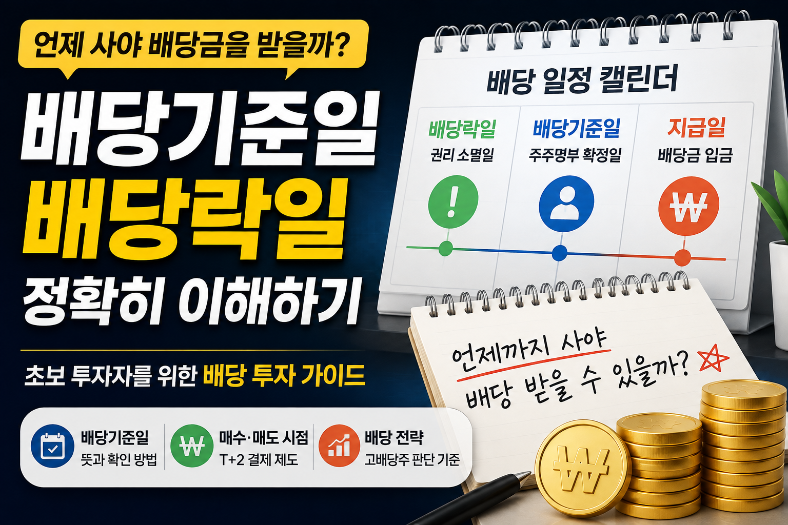 배당기준일 총정리