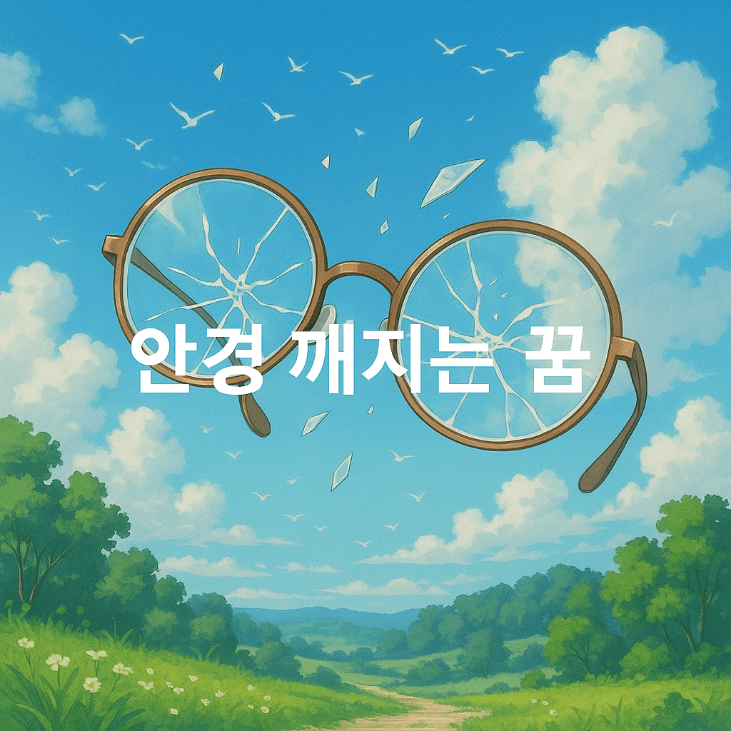 안경 깨지는 꿈 해몽