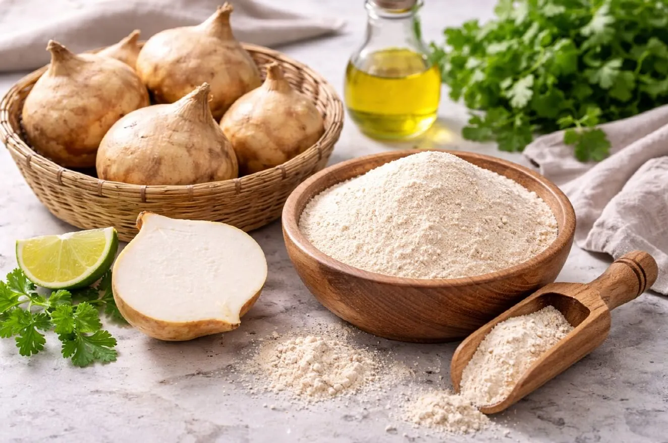 멕시코감자 분말로 섭취하는 방법