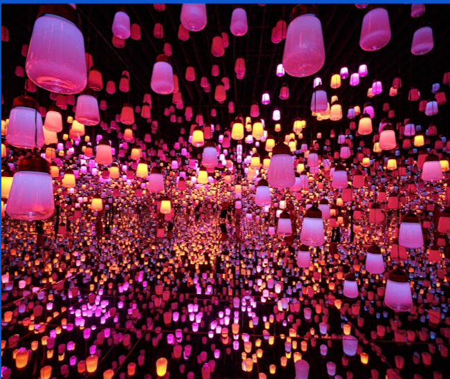 도쿄 팀랩 보더리스 공연사진