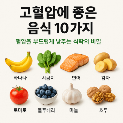 ㅊ의사가 추천하는 고혈압 예방 음식 TOP