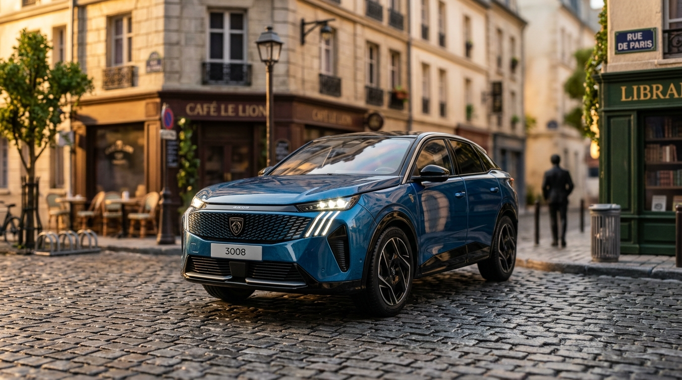 2025 푸조 3008 스마트 하이브리드 준중형 SUV 측면