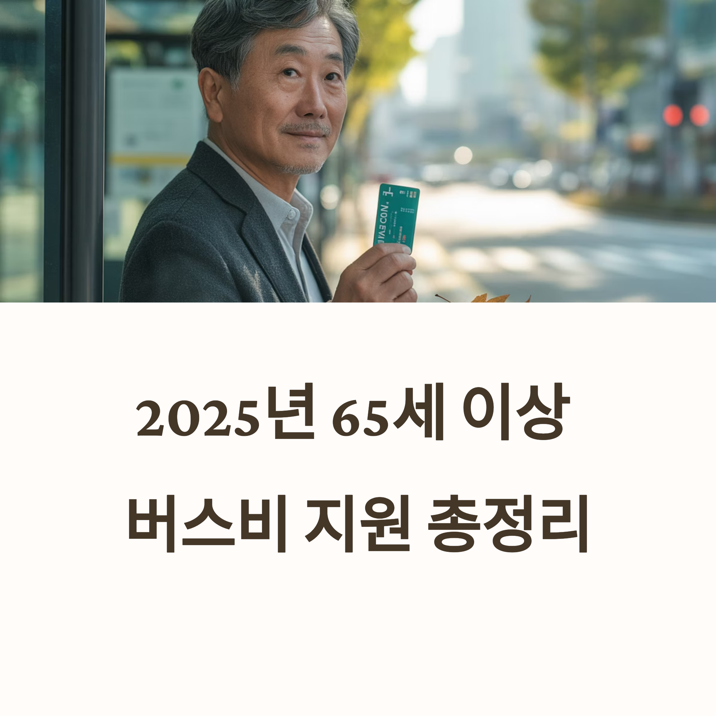 전국 65세 이상 버스비 무료